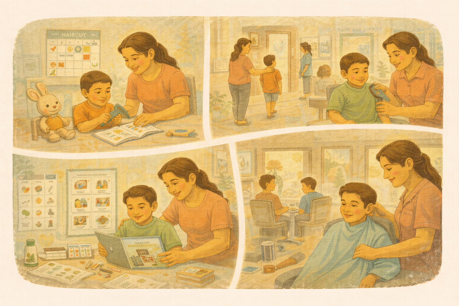 A Guide to Haircuts for Neurodiverse Children